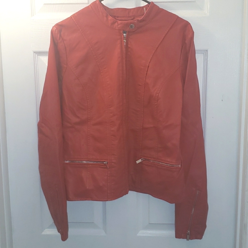 Kenneth Cole large red jacket